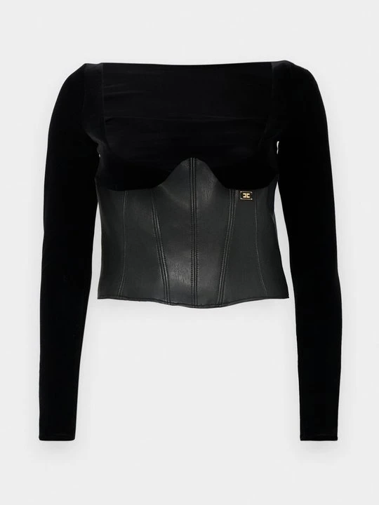 Zdjęcie produktu Bluzka z długim rękawem Elisabetta Franchi czarny