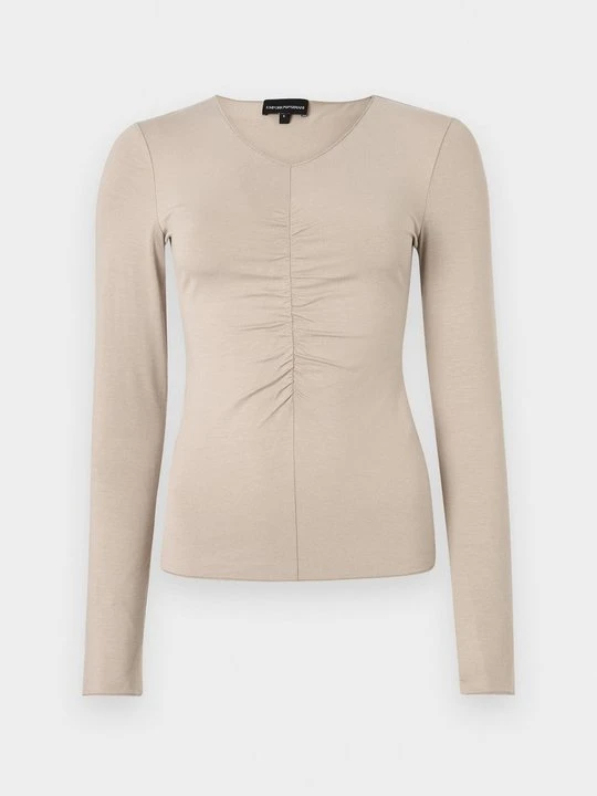 Zdjęcie produktu Bluzka z długim rękawem Emporio Armani beżowy