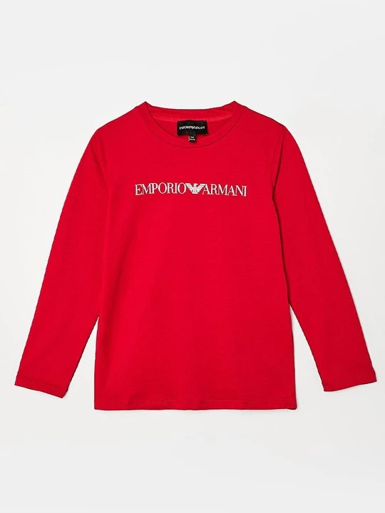 Zdjęcie produktu Bluzka z długim rękawem Emporio Armani czerwony