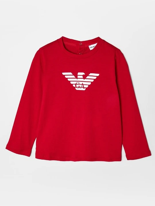 Zdjęcie produktu Bluzka z długim rękawem Emporio Armani czerwony