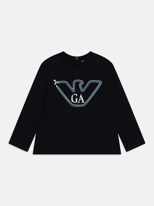 Zdjęcie produktu Bluzka z długim rękawem Emporio Armani granatowy