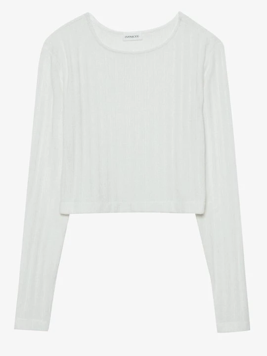 Zdjęcie produktu Bluzka z długim rękawem Even&Odd By Zalando mleczny