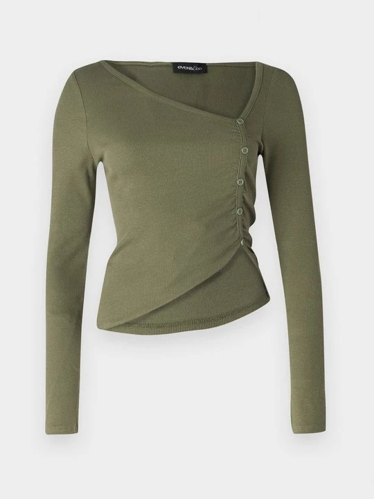 Zdjęcie produktu Bluzka z długim rękawem Even&Odd By Zalando ciemnoszary