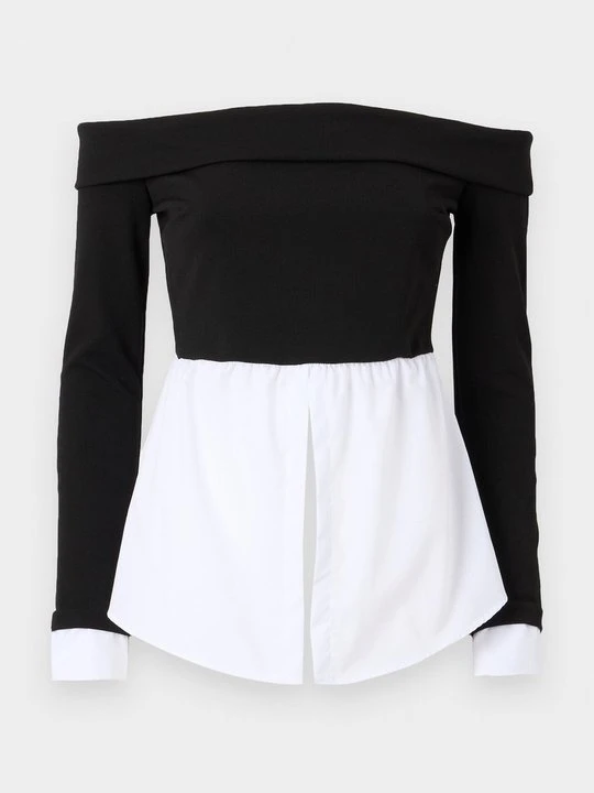 Zdjęcie produktu Bluzka z długim rękawem Even&Odd By Zalando czarny