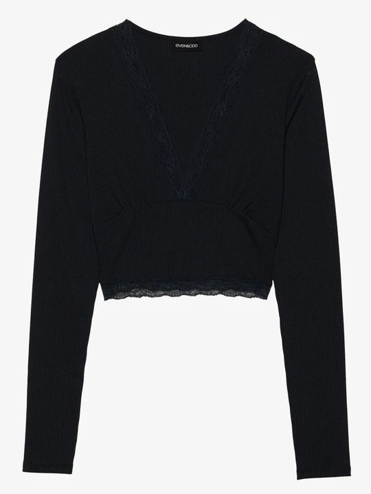 Zdjęcie produktu Bluzka z długim rękawem Even&Odd By Zalando antracytowy