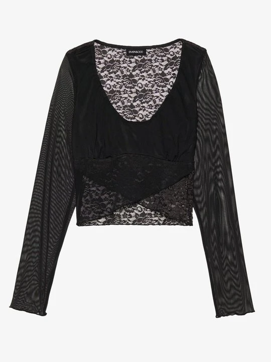 Zdjęcie produktu Bluzka z długim rękawem Even&Odd By Zalando czarny