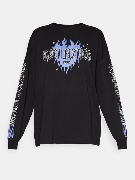 Zdjęcie produktu Bluzka z długim rękawem Even&Odd By Zalando czarny