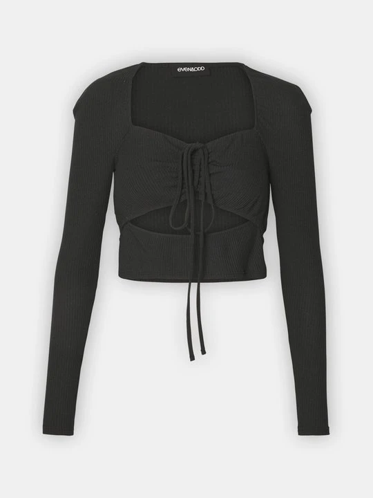 Zdjęcie produktu Bluzka z długim rękawem Even&Odd By Zalando czarny