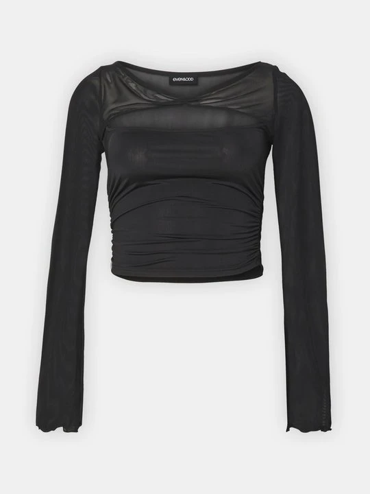 Zdjęcie produktu Bluzka z długim rękawem Even&Odd By Zalando czarny