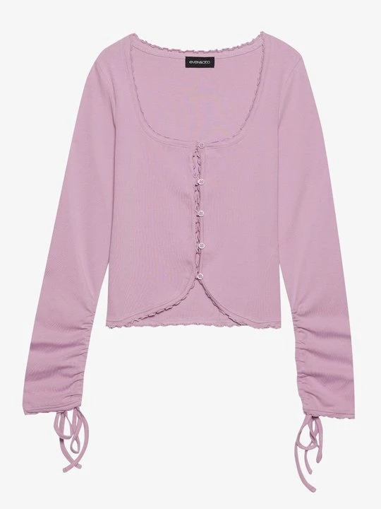 Zdjęcie produktu Bluzka z długim rękawem Even&Odd By Zalando liliowy