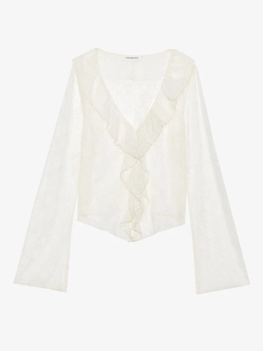 Zdjęcie produktu Bluzka z długim rękawem Even&Odd By Zalando mleczny