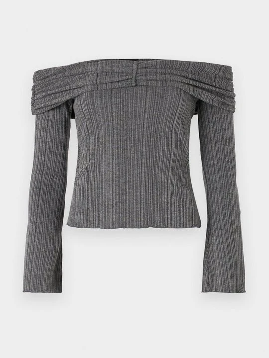 Zdjęcie produktu Bluzka z długim rękawem Even&Odd By Zalando szary