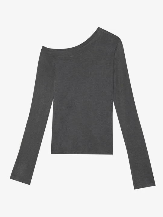 Zdjęcie produktu Bluzka z długim rękawem Even&Odd By Zalando szary melanż