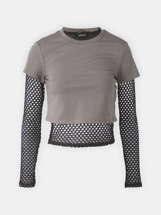 Zdjęcie produktu Bluzka z długim rękawem Even&Odd By Zalando ciemnoszary