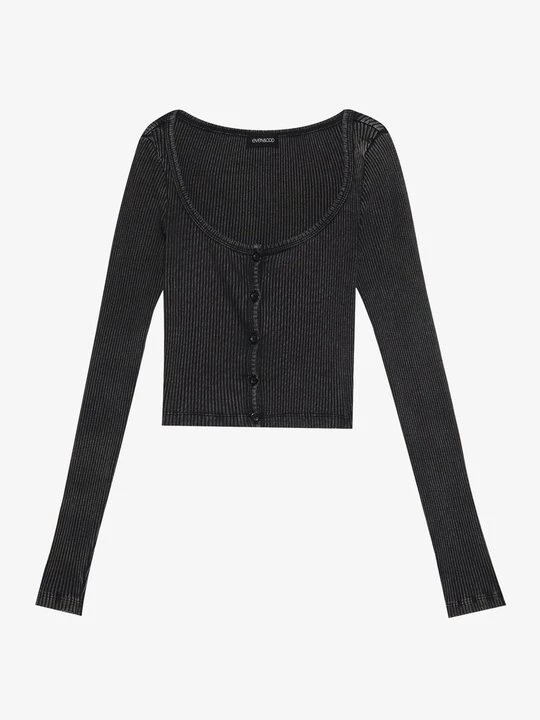 Zdjęcie produktu Bluzka z długim rękawem Even&Odd By Zalando czarny