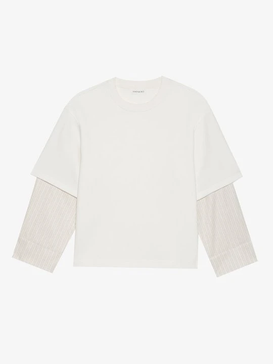 Zdjęcie produktu Bluzka z długim rękawem Even&Odd By Zalando mleczny