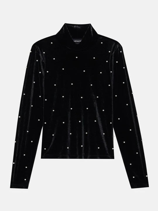 Zdjęcie produktu Bluzka z długim rękawem Even&Odd By Zalando czarny