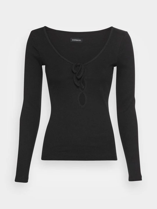 Zdjęcie produktu Bluzka z długim rękawem Even&Odd By Zalando czarny