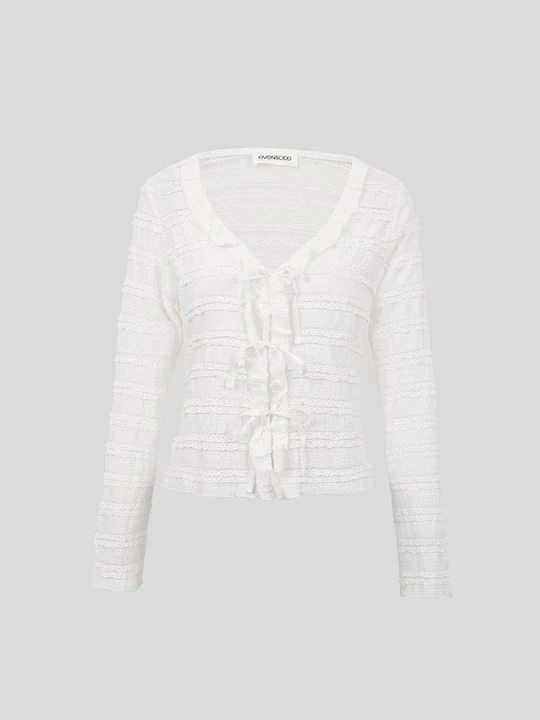 Zdjęcie produktu Bluzka z długim rękawem Even&Odd By Zalando mleczny