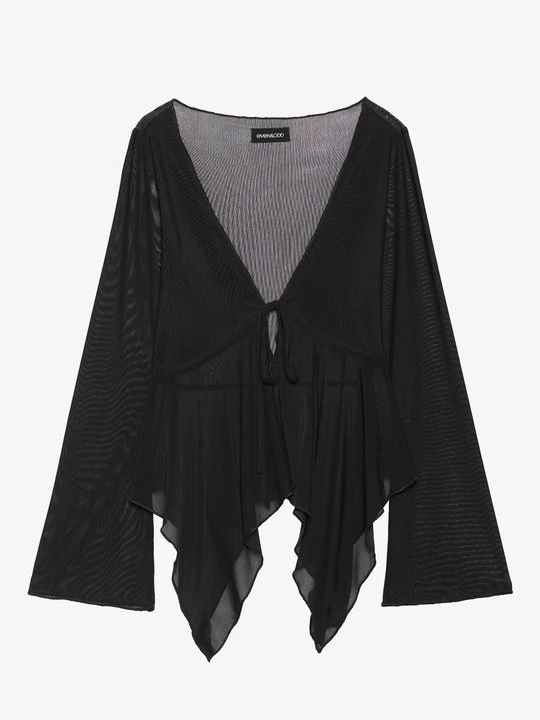 Zdjęcie produktu Bluzka z długim rękawem Even&Odd By Zalando czarny