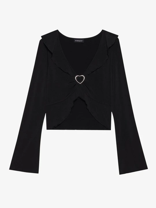 Zdjęcie produktu Bluzka z długim rękawem Even&Odd By Zalando czarny