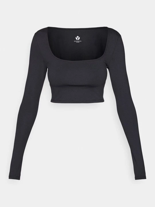 Zdjęcie produktu Bluzka z długim rękawem Even&Odd Active By Zalando czarny