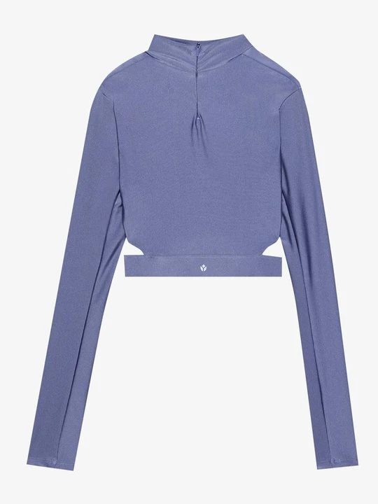 Zdjęcie produktu Bluzka z długim rękawem Even&Odd Active By Zalando fioletowy