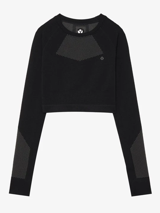 Zdjęcie produktu Bluzka z długim rękawem Even&Odd Active By Zalando czarny