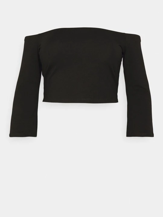 Zdjęcie produktu Bluzka z długim rękawem Even&Odd Curvy By Zalando czarny