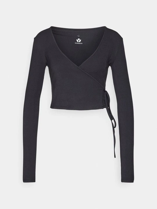Zdjęcie produktu Bluzka z długim rękawem Even&Odd Active By Zalando czarny