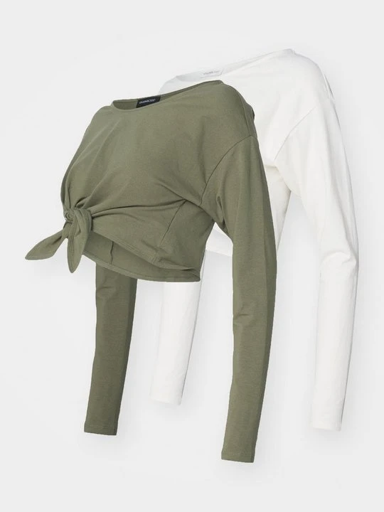 Zdjęcie produktu Bluzka z długim rękawem Even&Odd Maternity By Zalando ciemnozielony