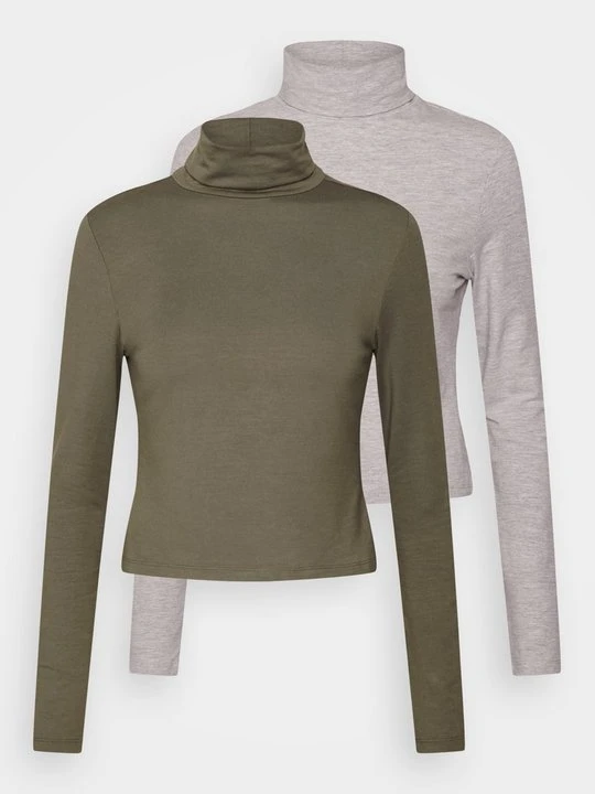 Zdjęcie produktu Bluzka z długim rękawem Even&Odd Petite By Zalando khaki