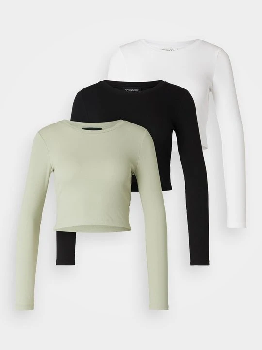 Zdjęcie produktu Bluzka z długim rękawem Even&Odd Petite By Zalando czarny