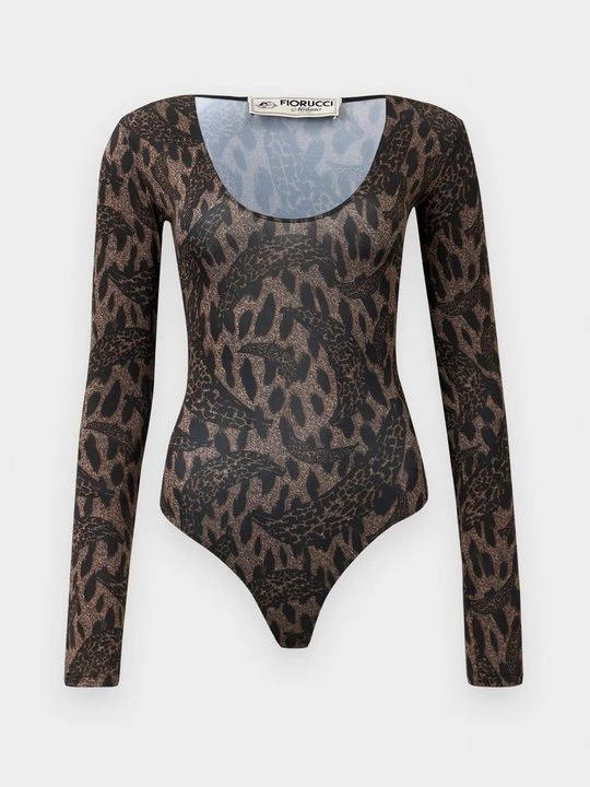 Zdjęcie produktu Bluzka z długim rękawem Fiorucci brązowy