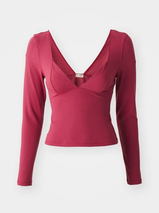 Zdjęcie produktu Bluzka z długim rękawem Free People czerwony