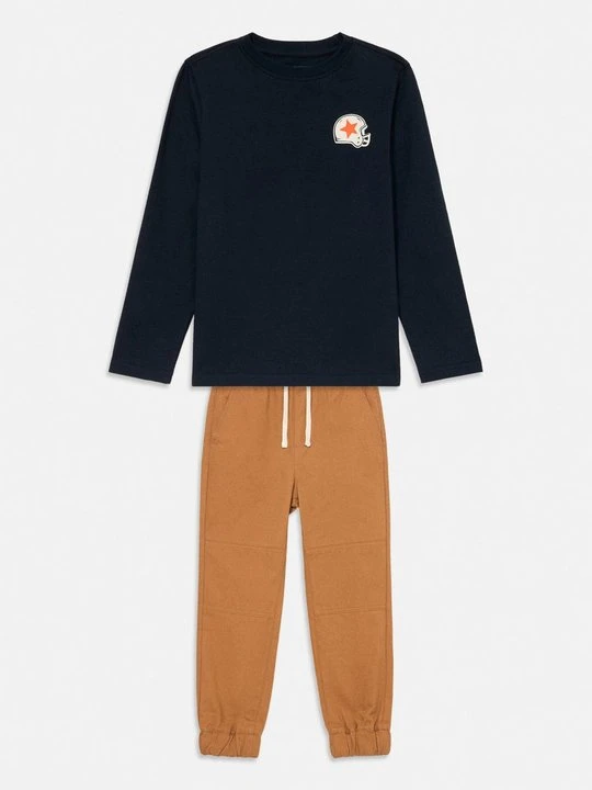 Zdjęcie produktu Bluzka z długim rękawem Friboo By Zalando granatowy