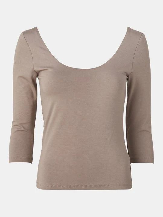 Zdjęcie produktu Bluzka z długim rękawem Gina Tricot szary