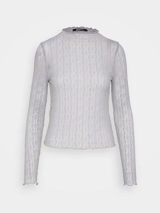 Zdjęcie produktu Bluzka z długim rękawem Gina Tricot jasnoniebieski