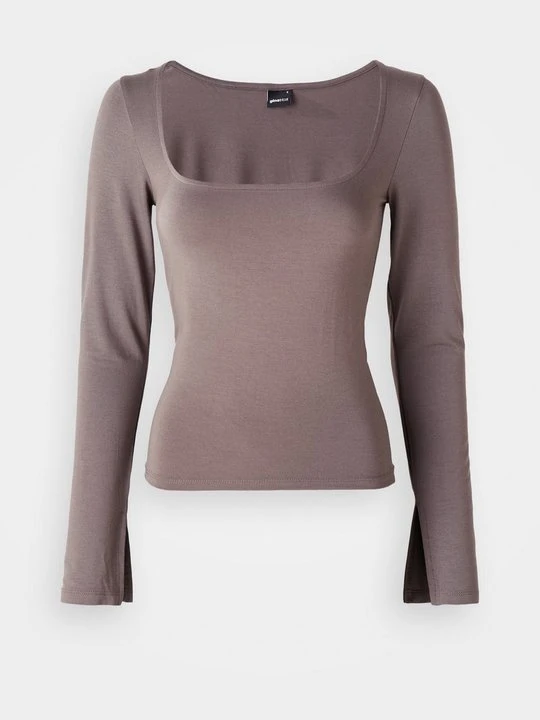 Zdjęcie produktu Bluzka z długim rękawem Gina Tricot szary