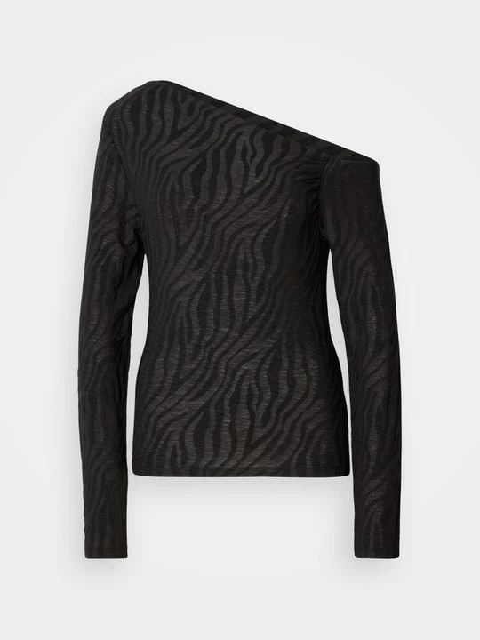 Zdjęcie produktu Bluzka z długim rękawem Gina Tricot czarny