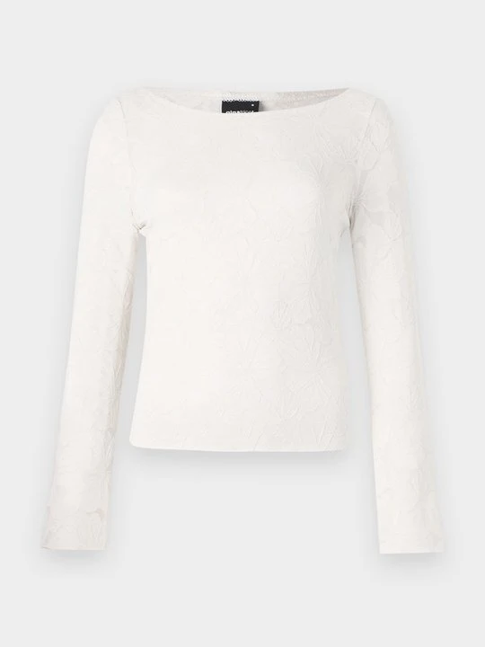 Zdjęcie produktu Bluzka z długim rękawem Gina Tricot mleczny