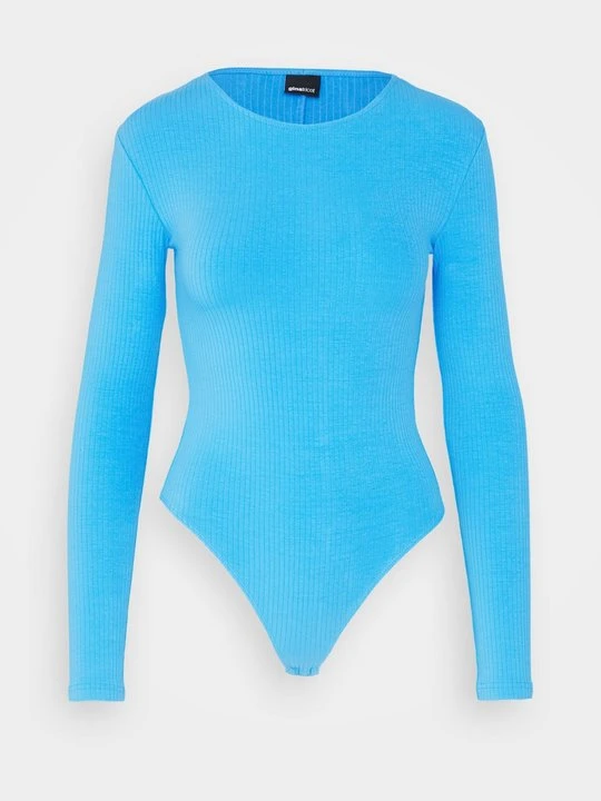 Zdjęcie produktu Bluzka z długim rękawem Gina Tricot niebieski