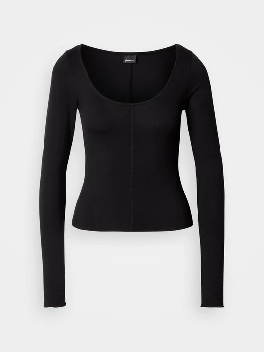 Zdjęcie produktu Bluzka z długim rękawem Gina Tricot czarny