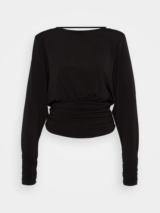 Zdjęcie produktu Bluzka z długim rękawem Gina Tricot czarny