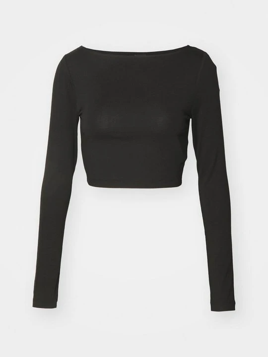 Zdjęcie produktu Bluzka z długim rękawem Gina Tricot czarny