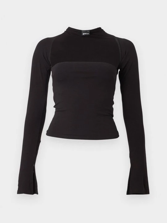 Zdjęcie produktu Bluzka z długim rękawem Gina Tricot czarny