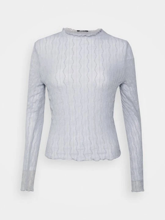 Zdjęcie produktu Bluzka z długim rękawem Gina Tricot jasnoniebieski