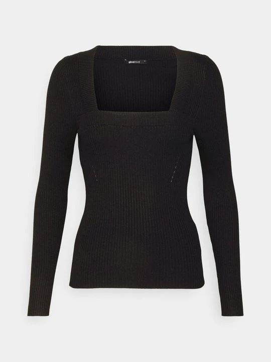 Zdjęcie produktu Bluzka z długim rękawem Gina Tricot czarny