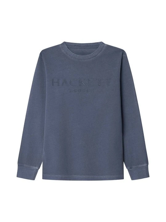 Zdjęcie produktu Bluzka z długim rękawem Hackett London niebieski denim