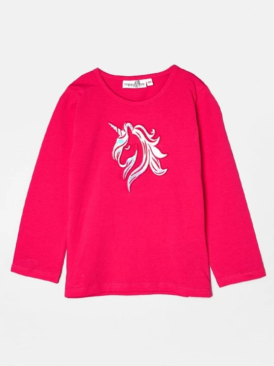 Zdjęcie produktu Bluzka z długim rękawem Happy Girls różowy
